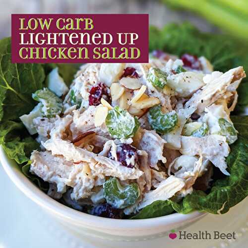 Low Carb Light Chicken Salad with Egg Whites