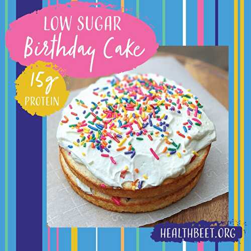 Easy Low Sugar High Protein Birthday Cake