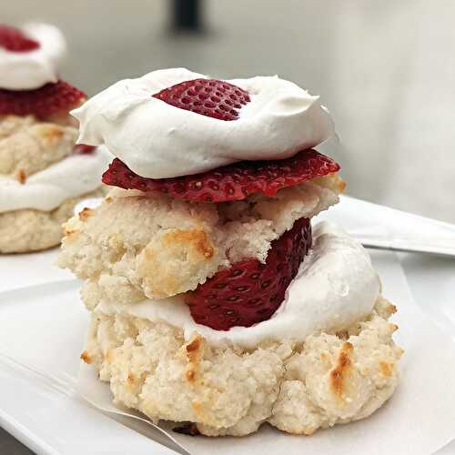 3 Ingredient Simple Healthy Strawberry Shortcake