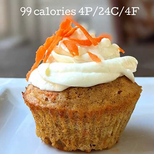 99 Calorie Healthy Carrot Muffins