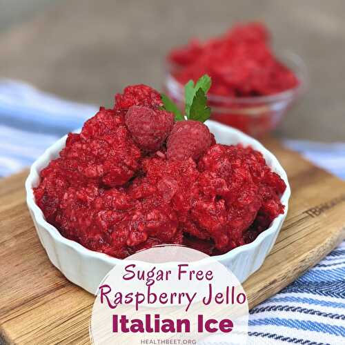 Sugar Free Raspberry Jello Italian Ice