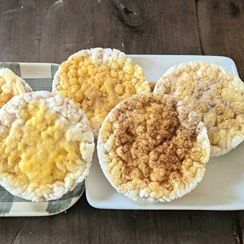 DIY Flavored Rice Cakes