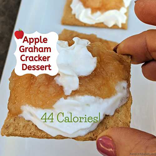 No Bake Apple Graham Cracker Dessert