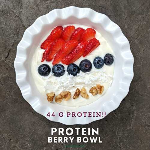 Protein Yogurt Berry Bowl