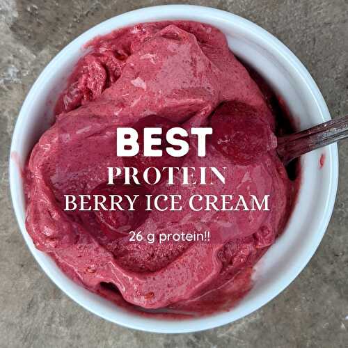 Best Protein Berry Ice Cream Recipe