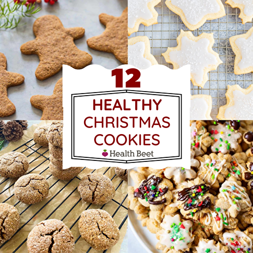 12 healthy Christmas Cookies!