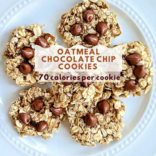 Banana Oat Chocolate Chip Cookies