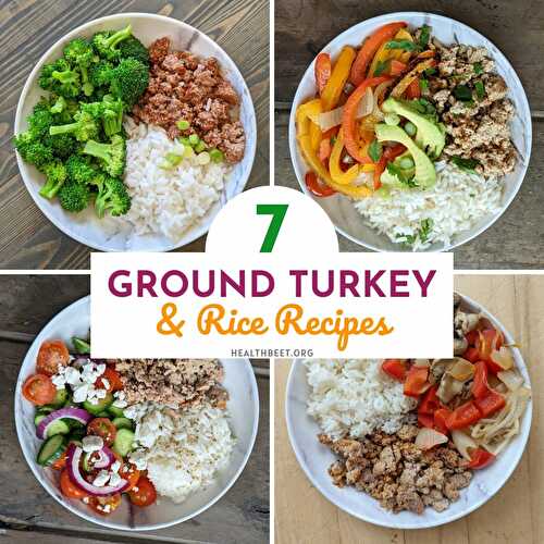 Healthy Ground Turkey and Rice Dinner Ideas