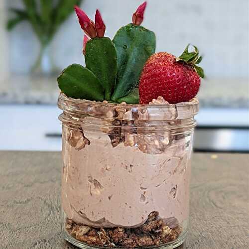 Earth Day Chocolate Protein Pudding Treat