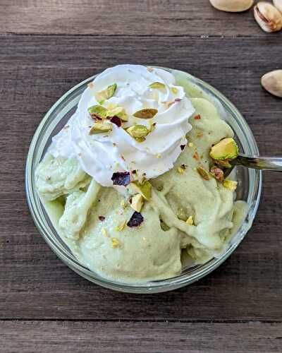 Pistachio Ice Cream {High Protein, Low fat}