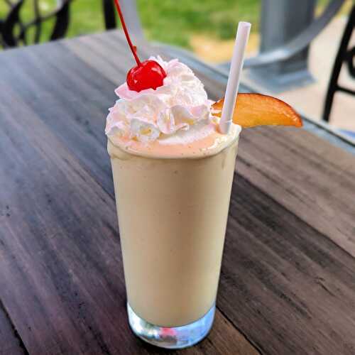 Chick-Fil-A Copycat Peach Protein Shake