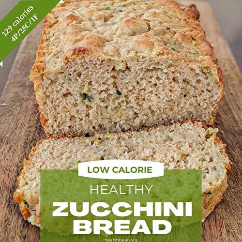 Healthy Low calorie low fat Zucchini Bread