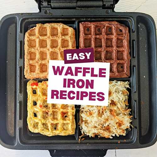 My Go-To Healthy Breakfast Recipes To Make on a Waffle Iron