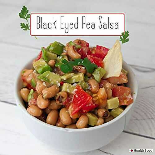 Easy Black Eyed Pea Salsa