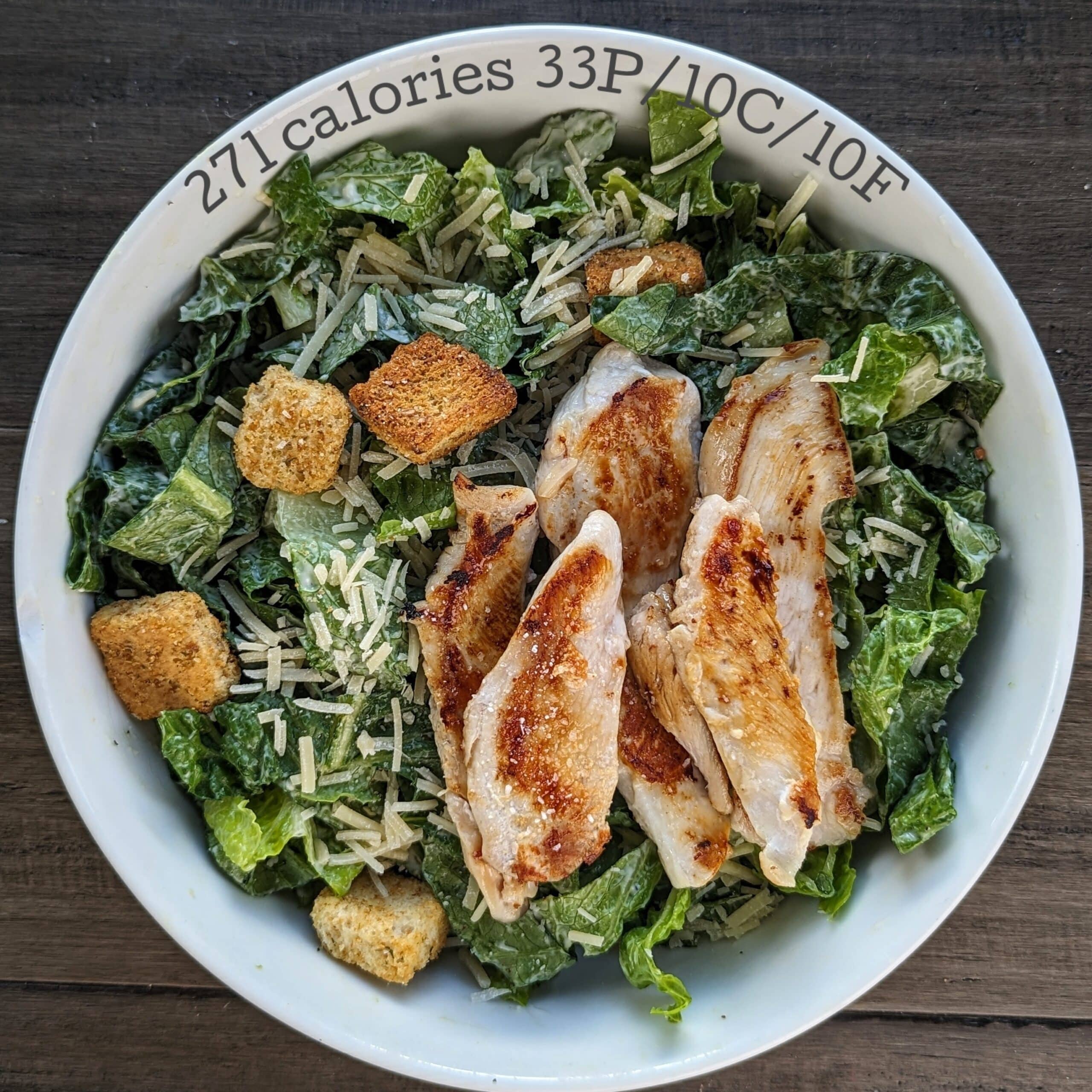 Low Calorie Chicken Caesar Salad Recipe