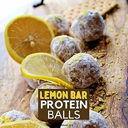 Lemon Bar Protein Balls