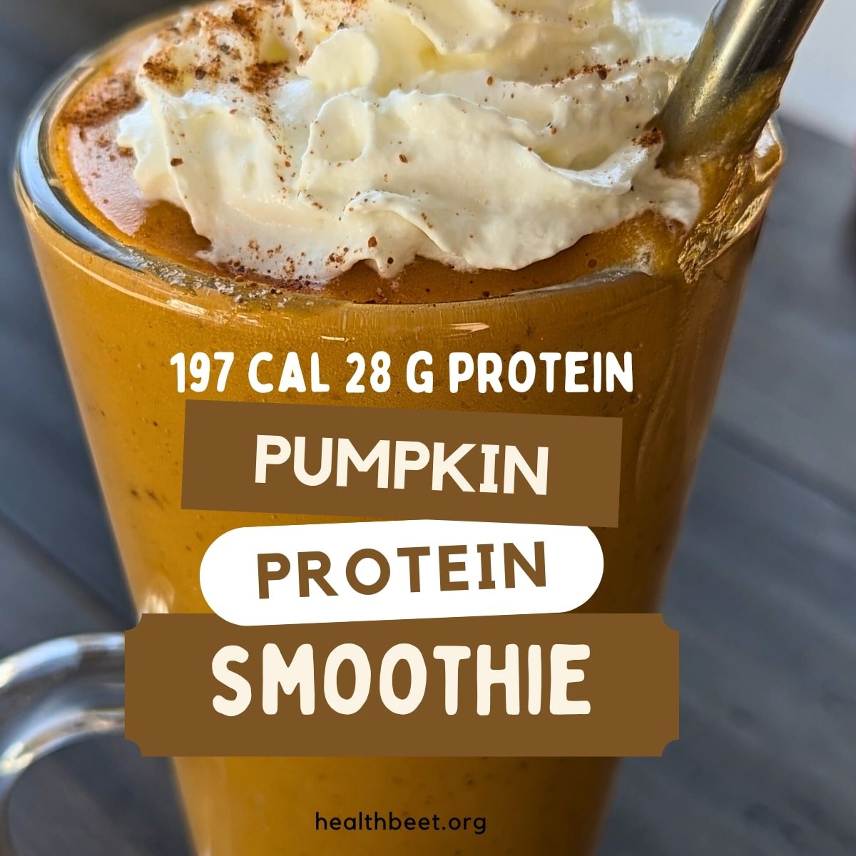 Pumpkin Spice Protein Smoothie