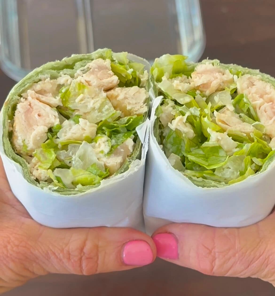 Chicken Caesar Salad Wrap