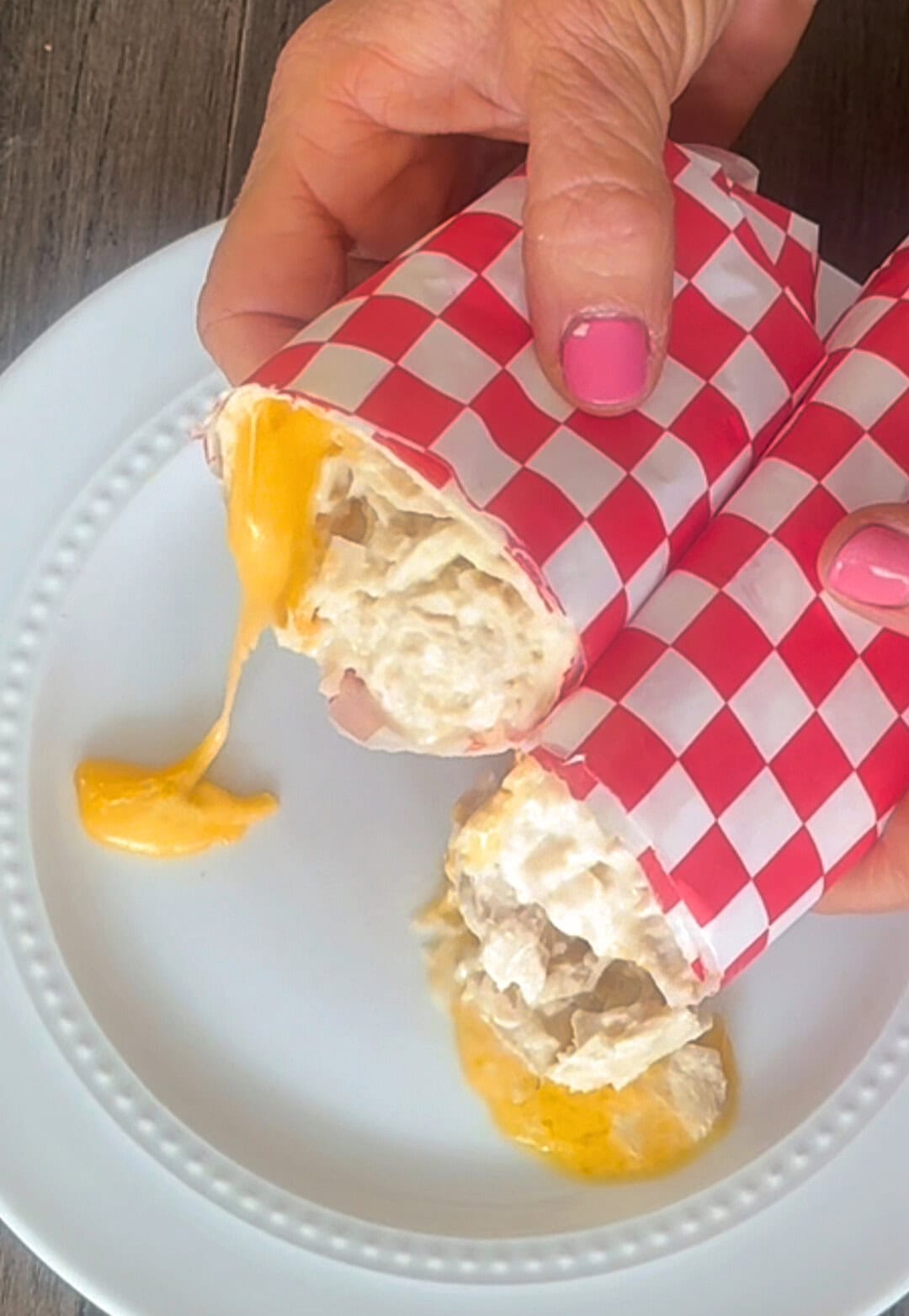 High Protein Tuna Melt Wrap