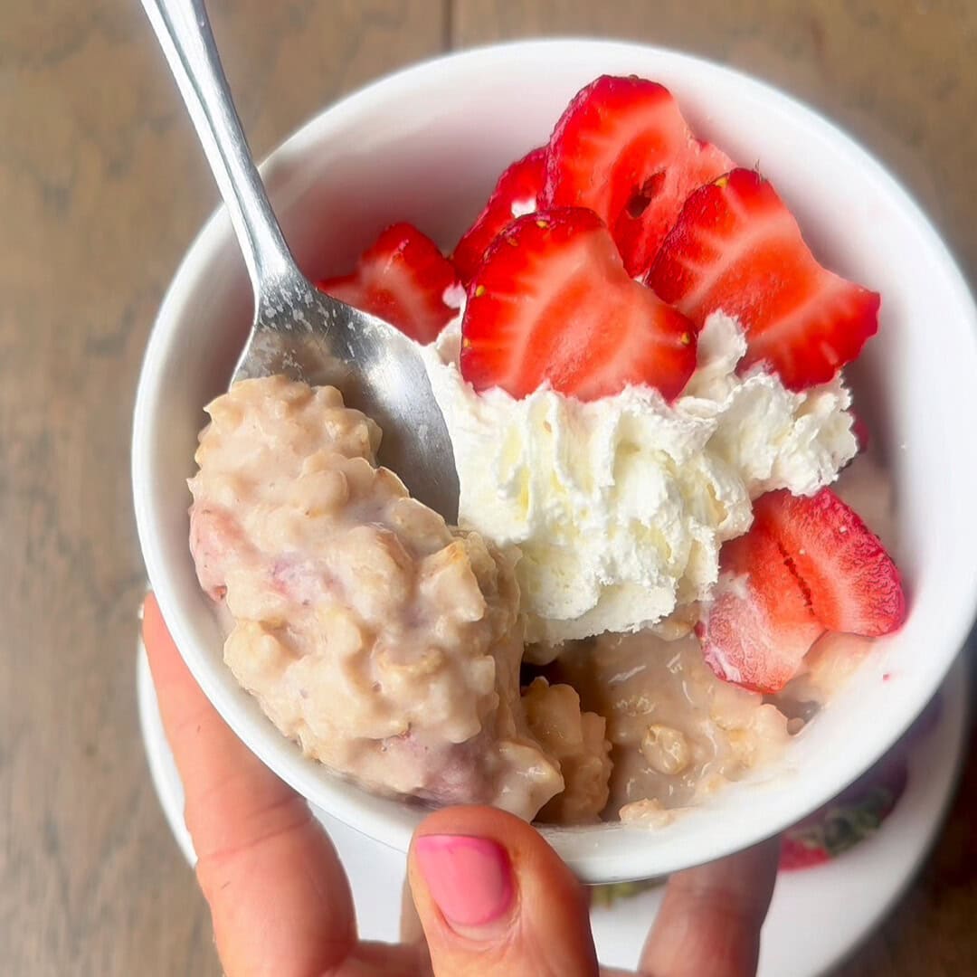 Strawberries and Cream Oatmeal