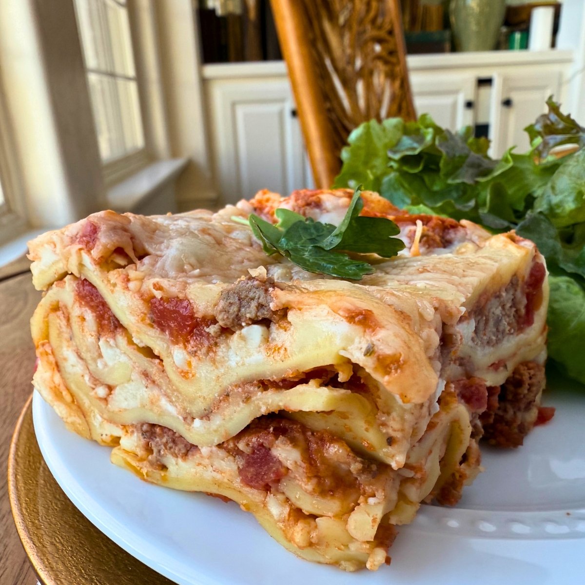 Classic Hearty Lasagna Recipe {with Cottage Cheese}
