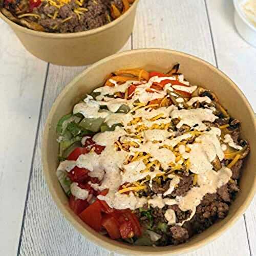 Cheeseburger Bowls