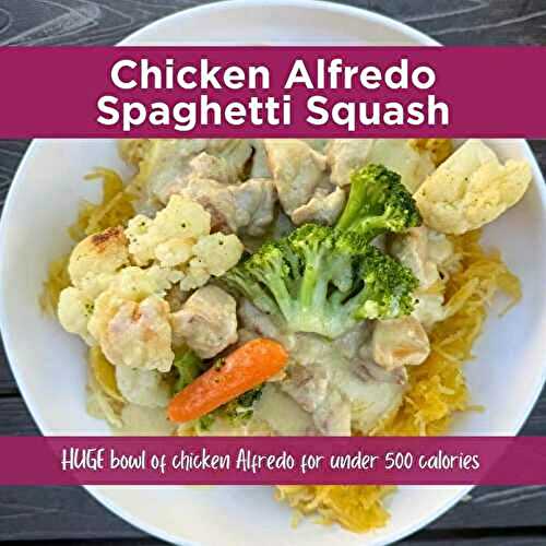 Chicken Alfredo Spaghetti Squash