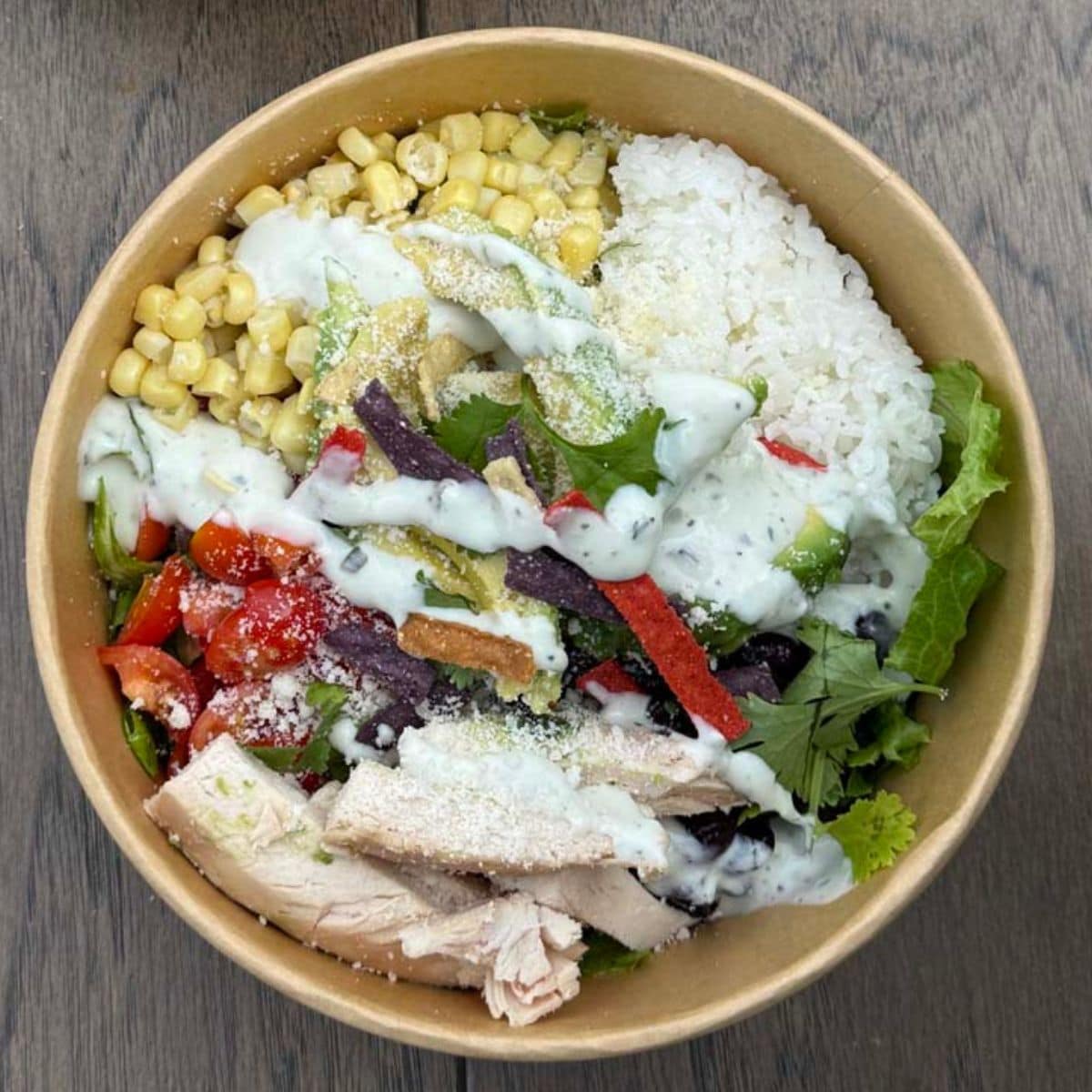 Rotisserie Chicken Taco Bowls