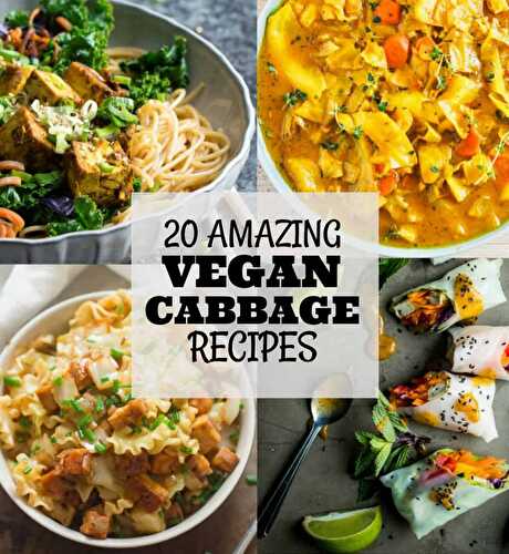 20 Amazing Vegan Cabbage Recipes - Healthier Steps