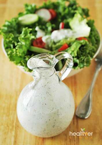 Coconut Chia Salad Dressing - Healthier Steps