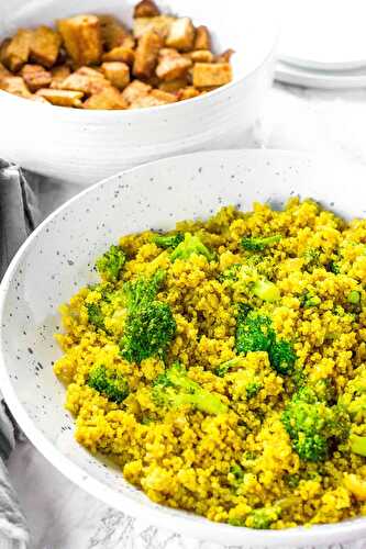 Curry Quinoa Broccoli Recipe
