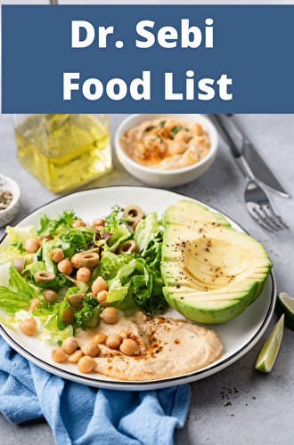 Dr. Sebi Food List - Healthier Steps