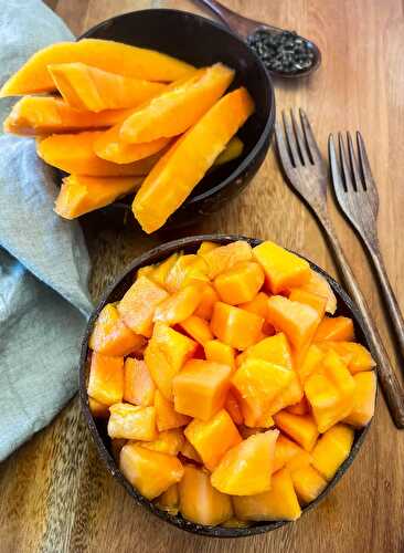How To Cut A Papaya - Healthier Steps