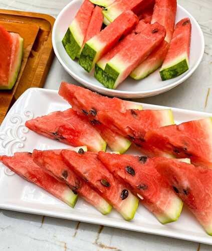 How To Cut A Watermelon? - Healthier Steps