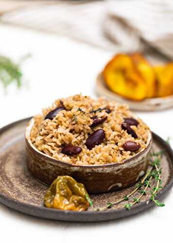 Jamaican Rice And Peas Recipe - Healthier Steps