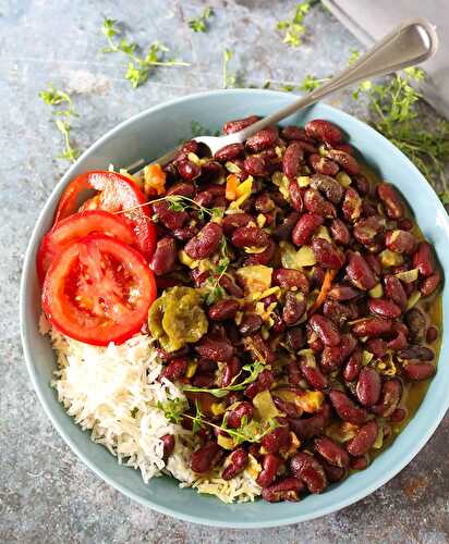 Kidney Bean Curry (Jamaican-Style) - Healthier Steps