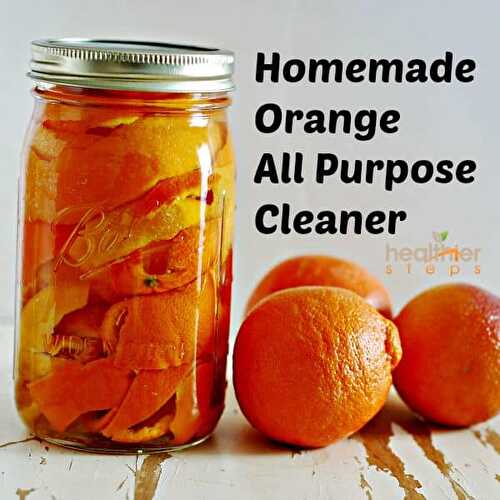 Natural Orange All Purpose Cleaner - Healthier Steps