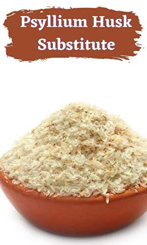 Psyllium Husk Substitute - Healthier Steps