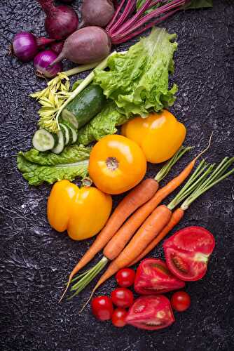Rainbow Colored Fruits and Vegetables - Healthier Steps