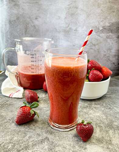 Strawberry Acai Lemonade - Healthier Steps