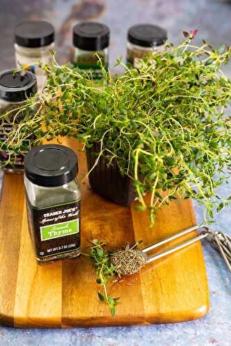 Substitute For Thyme - Healthier Steps