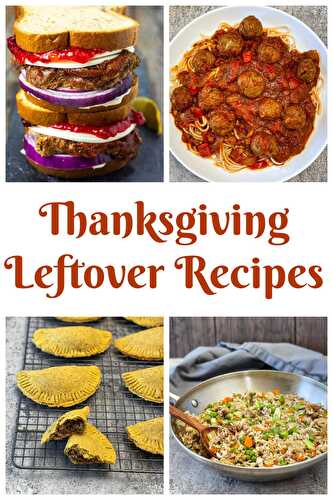 Thanksgiving Leftover Recipes - Healthier Steps
