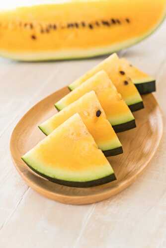 Yellow Watermelon - Healthier Steps