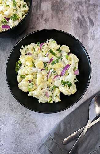 Vegan Potato and Cauliflower Salad