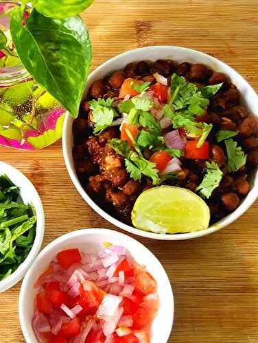 Black Chickpea Masala