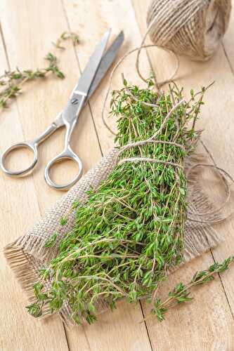 How to Dry Thyme?