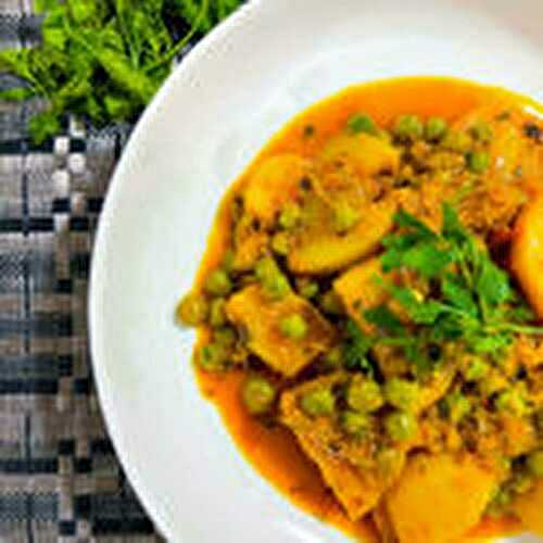 Pea Potato Curry (Alu Matar Sabzi)