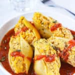 Vegan Pumpkin Stuffed Shells
