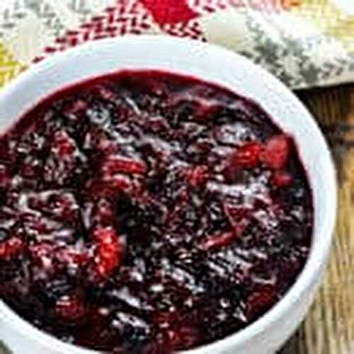 Healthy Cranberry Apple Sauce