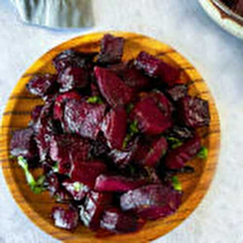 Roasted Beets With Basil